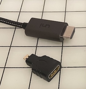 A HDMI cable